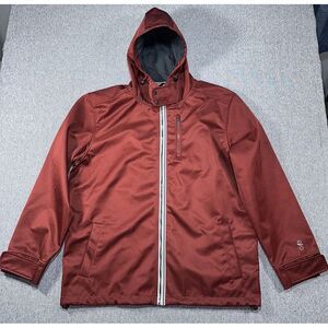 Roamers & Seekers Wanderlust Full Zip Jacket Men's‎ XL Maroon EUC